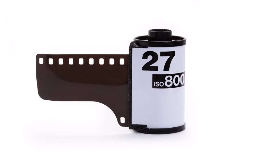 Photographic film with different ISO speed ratings